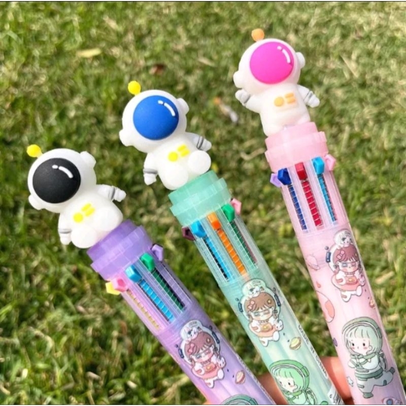 

pulpen 10 warna karakter kartun lucu