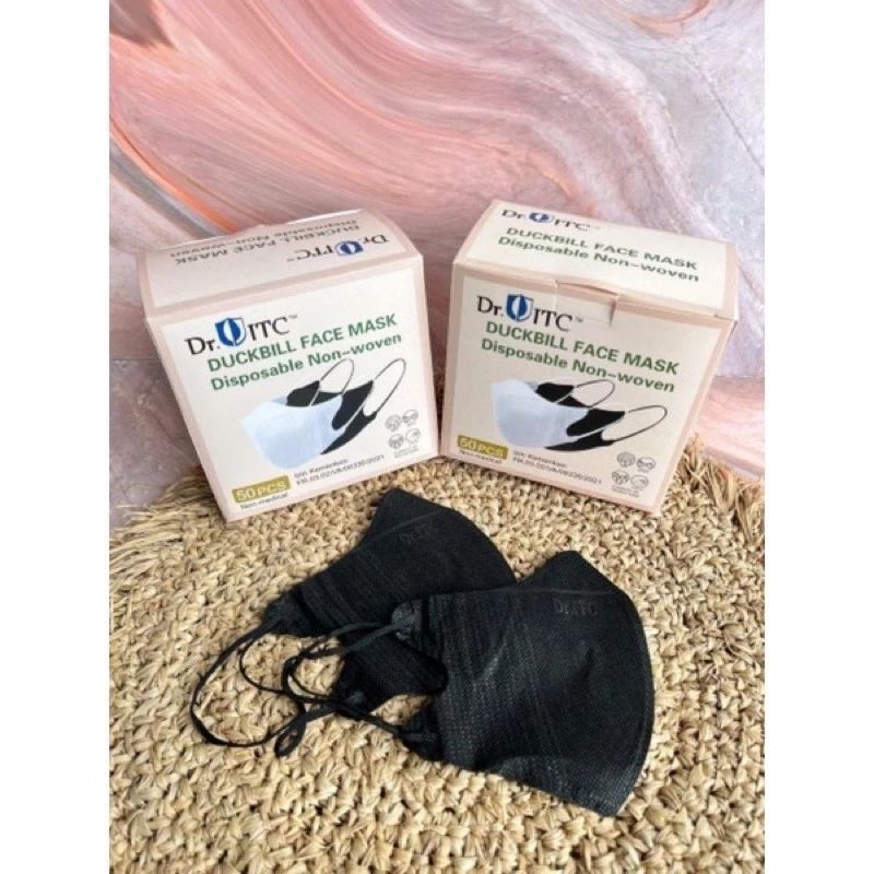 MASKER DUCKBILL GARIS Dr. ITC FACE MASK DUCKBILL / MASKER DUCKBILL ISI 50PCS