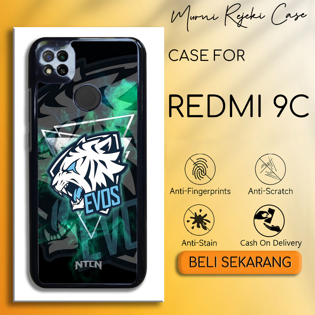 Casing REDMI 9C Case REDMI 9C Kesing Terbaru Anime Motif Evos Softcase Hardcase Premium Glossy Karak