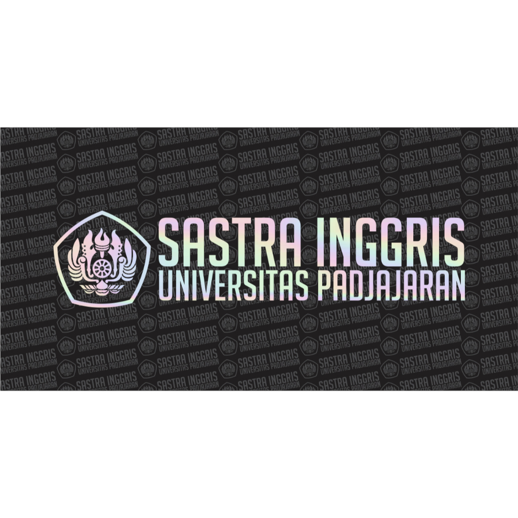 Unpad sastra inggris stiker cutting