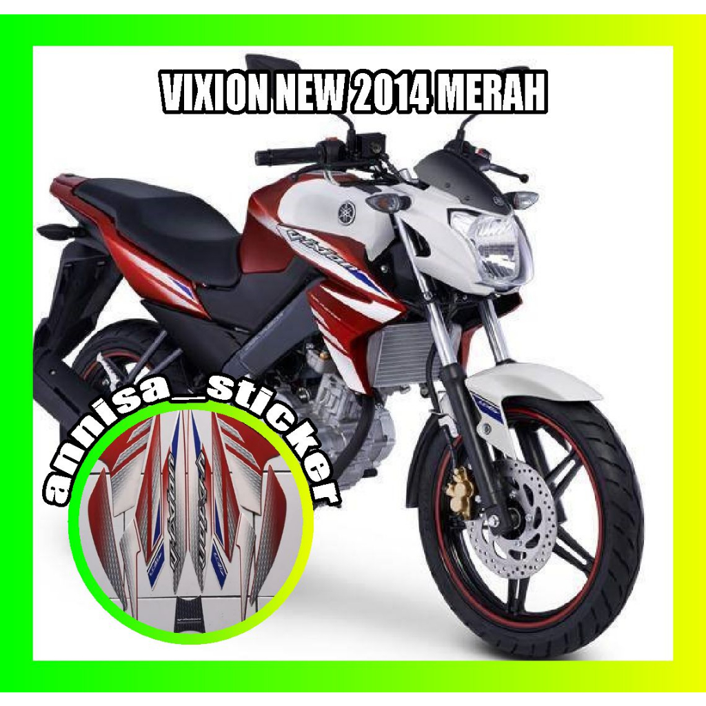 striping lis vixion new 2014 merah