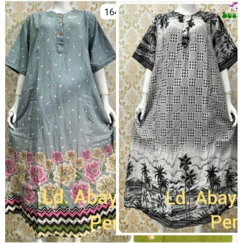 DASTER HAP LD ABAYA LENGAN PENDEK / BATIK CAP HAP