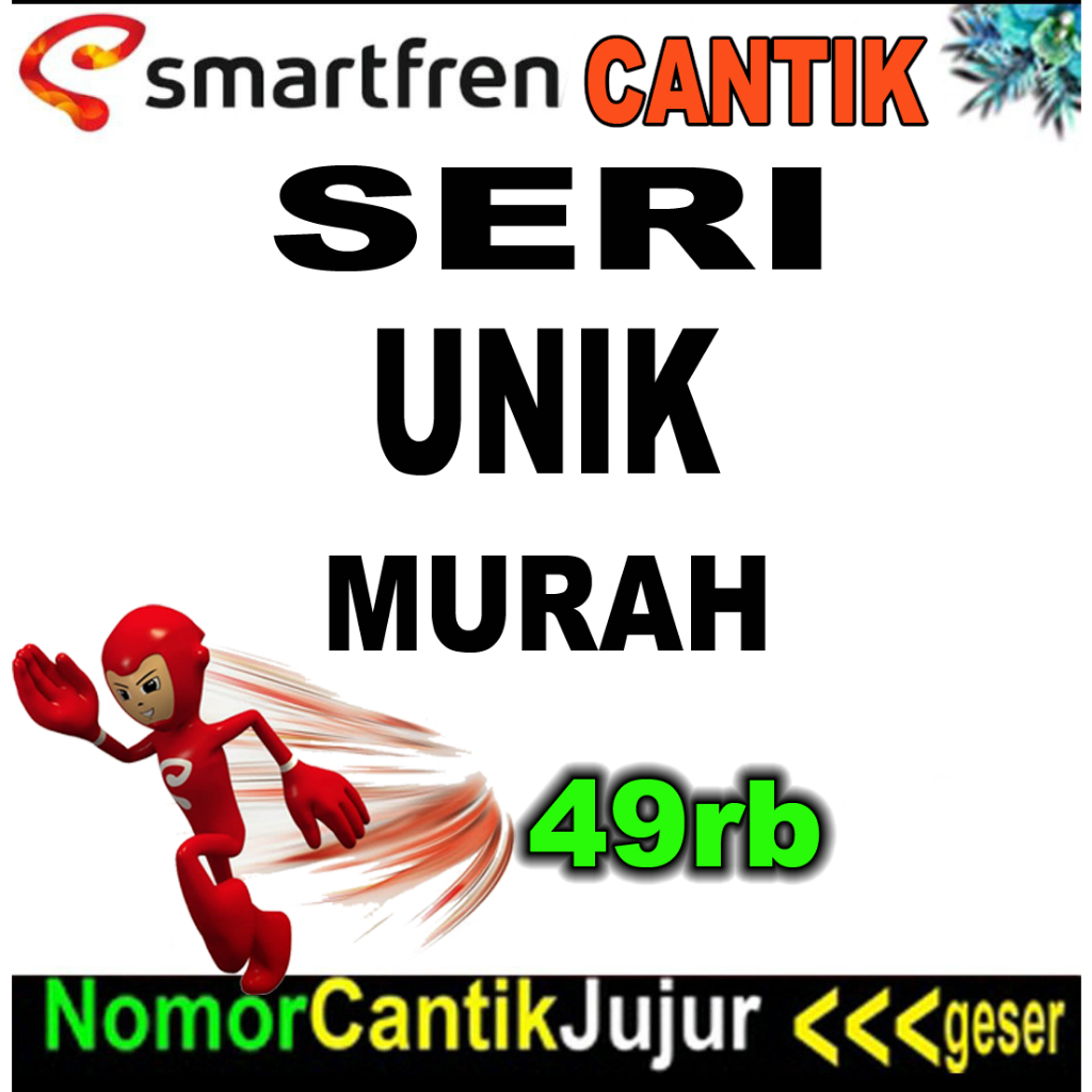 NOMOR CANTIK SMARTFREN MURAH NOMER KARTU PERDANA PRABAYAR