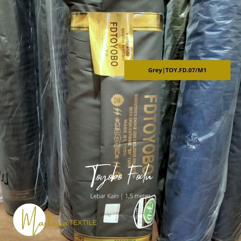 KAIN KATUN TOYOBO  | Grey | Abu-abu