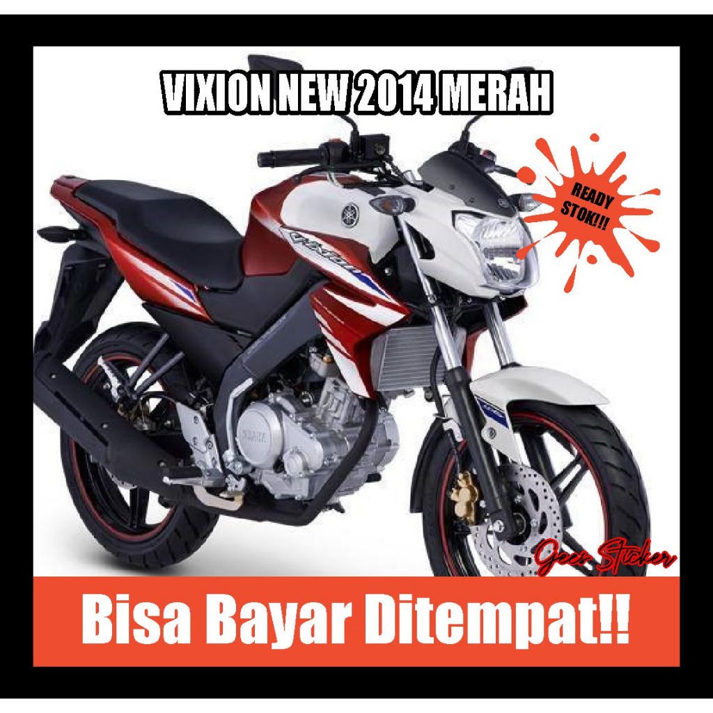 striping vixion new 2014 merah