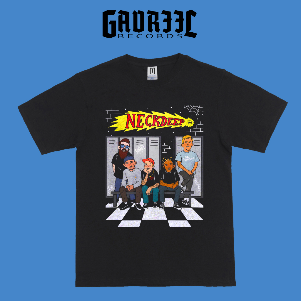 Kaos Band NECK DEEP Pop Punk Tshirt Band Merchandise