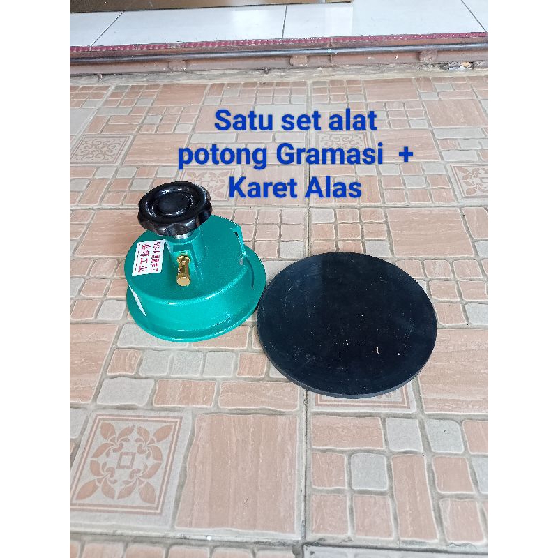 

Alat Potong Gramasi Kain,Kertas,Karton Satu set dengan Karet Alas