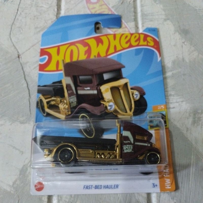 hotwheels fast bed hauler