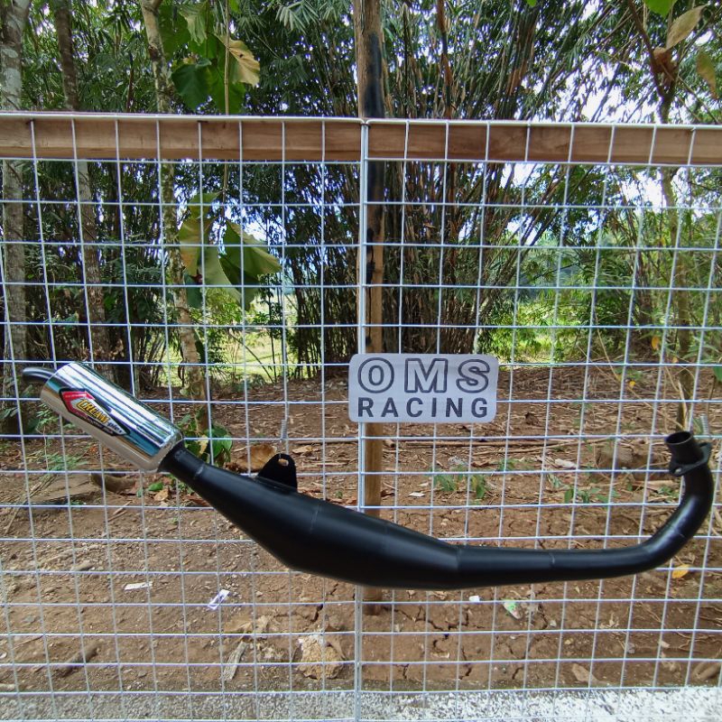 knalpot satria 2tak satria hiu dan satria lumba standar