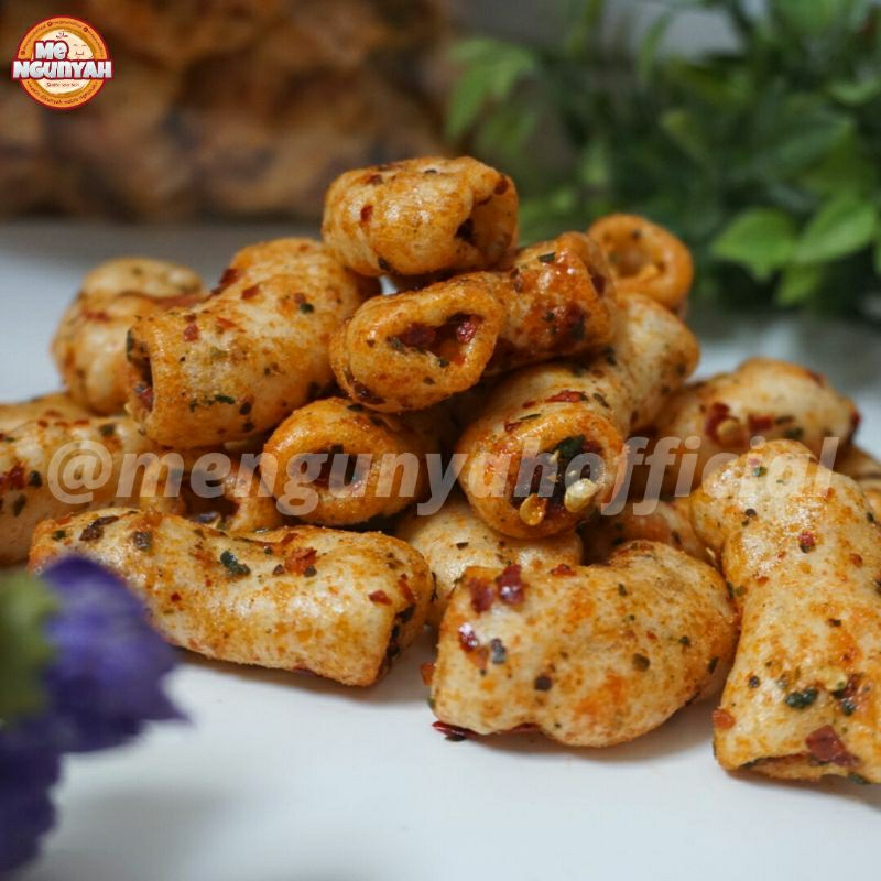 

[200gr] Makaroni Bantet Pedas Daun Jeruk level 2