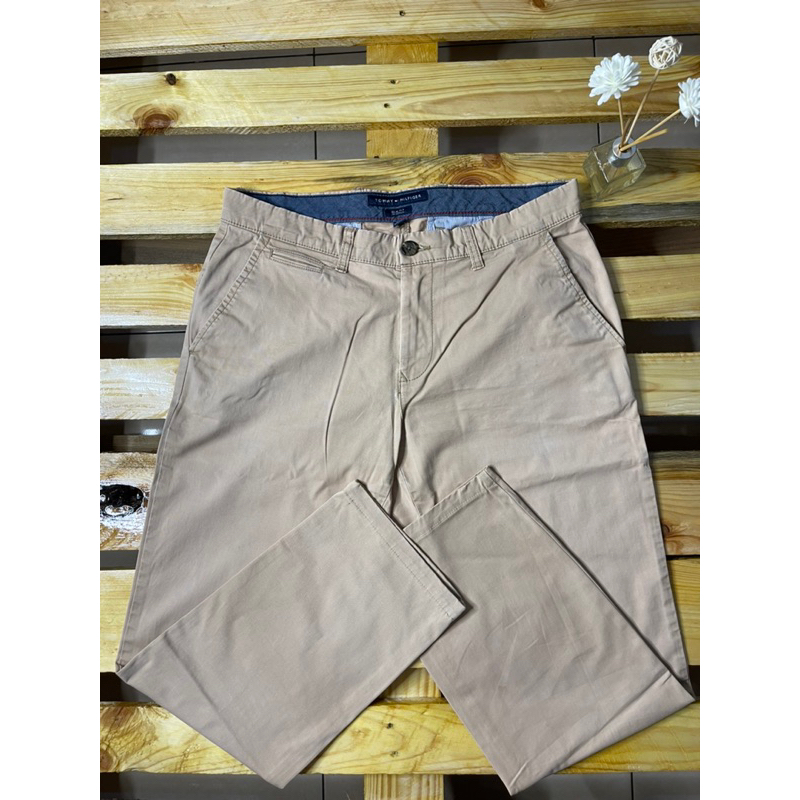 TOMMY HILFIGER CHINOS SLIM FIT KHAKI