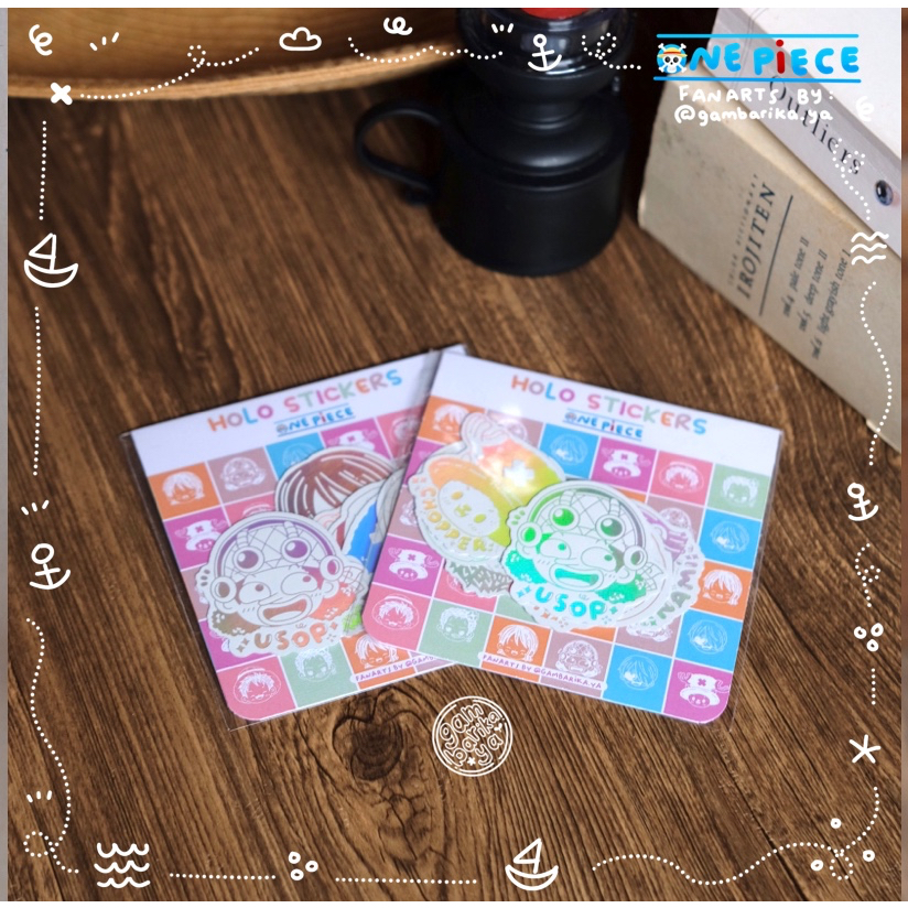 

One piece hologram sticker