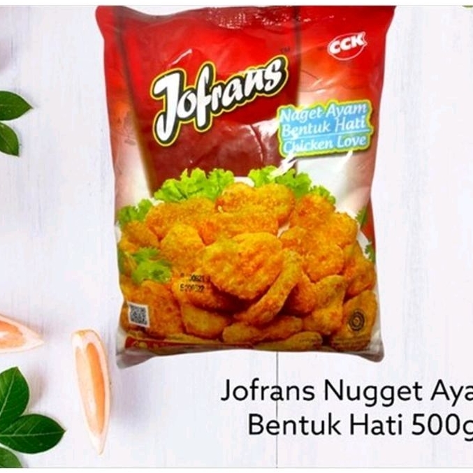 

Jofrans Chicken Nugget Love 500gr