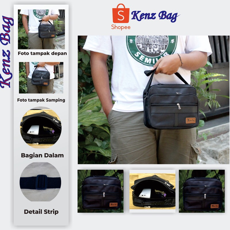 Tas Pria Selempang Pria Sling Bag Besar Waist Bag Keren Best Seller