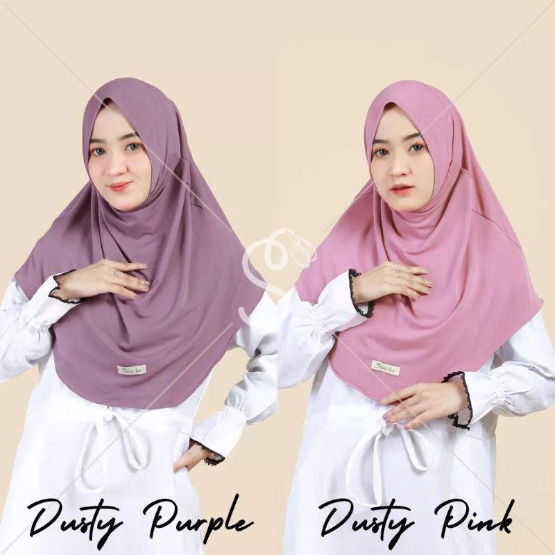 HIJAB INSTAN JERSEY ANTI TEMBEM