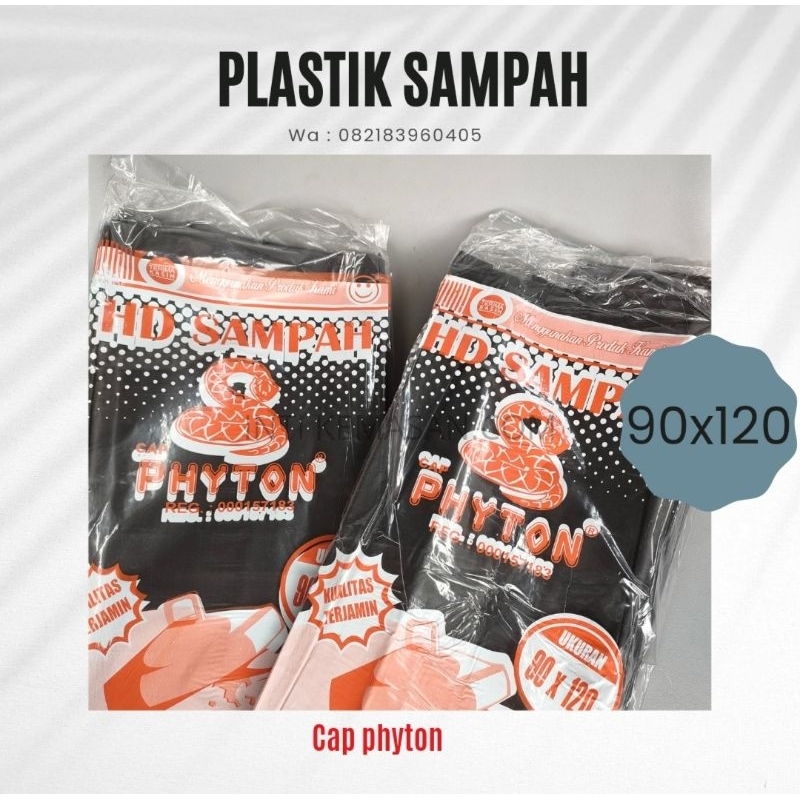 trash bag / plastik sampah 90x120