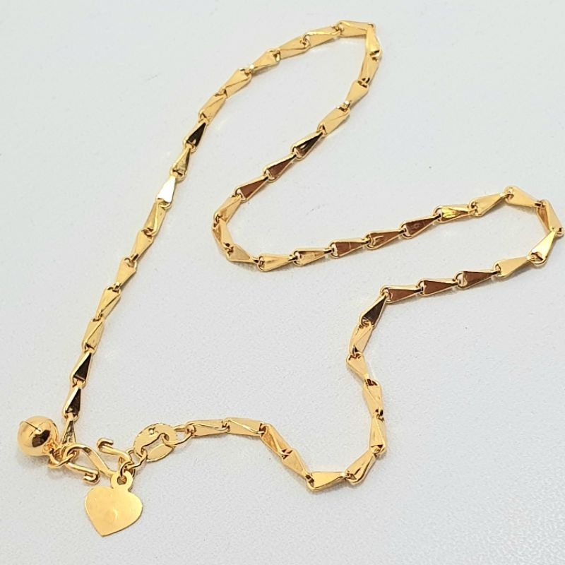 Gelang Kaki Emas Muda Padi 3 Gram