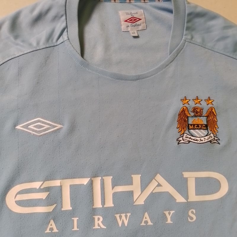 Jersey Kaos Manchester City 2009 2010 Original no 42 umbro