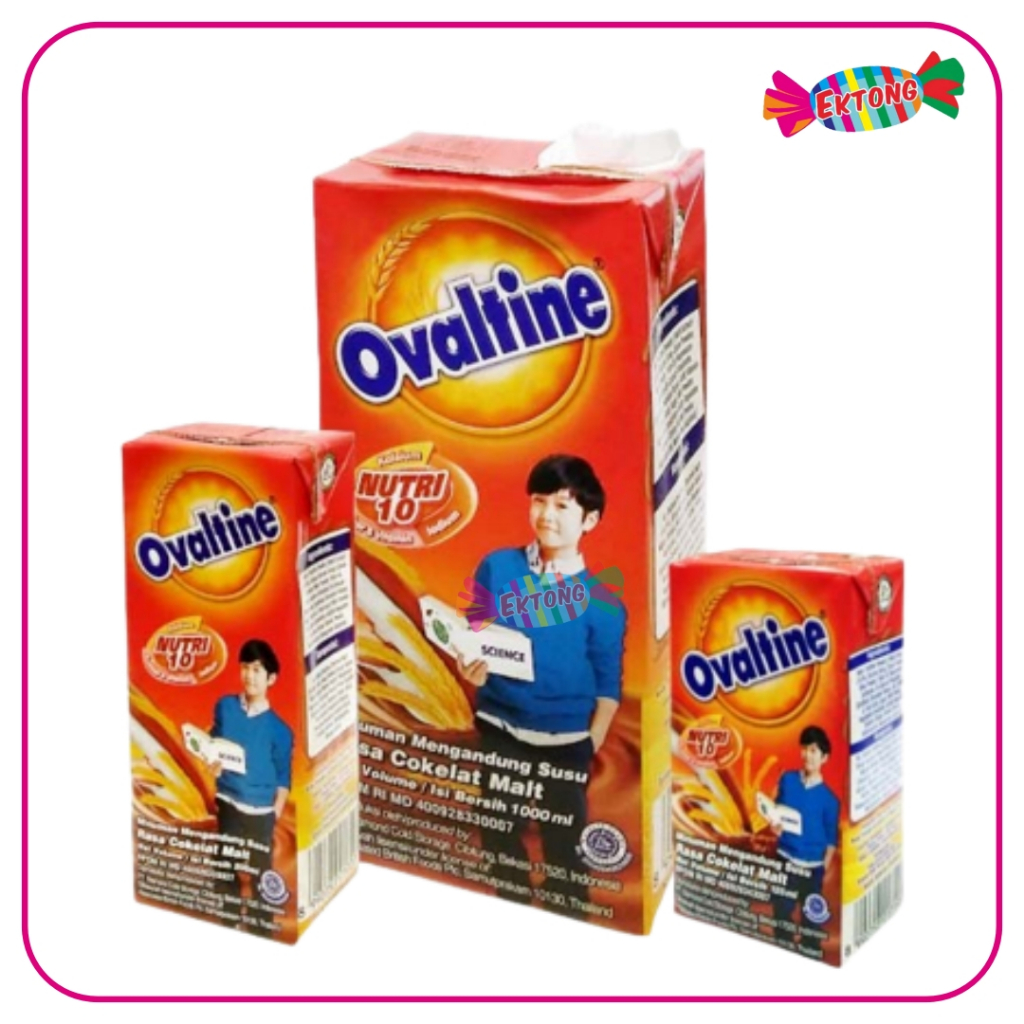 

OVALTINE Susu UHT Cokelat Malt 125ml / 200ml