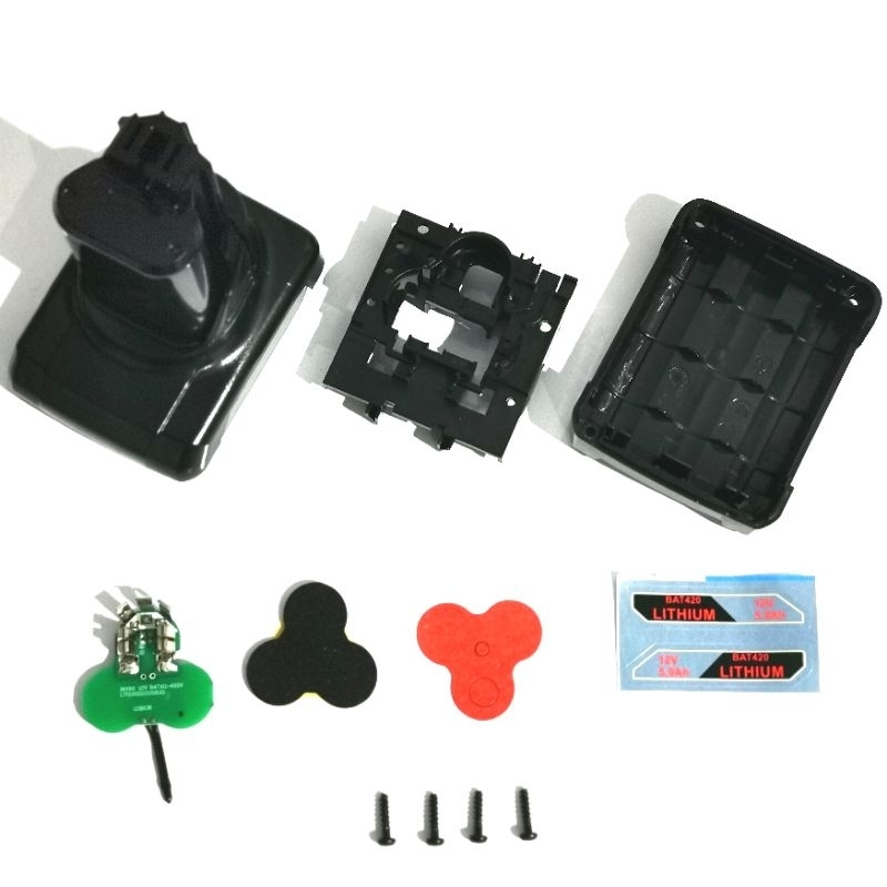 Bosch Bat411 12v Housing Case Battery + BMS - Casing Baterai Bor Cordless Bosch 12v 10.8v 3Cell 6Cel