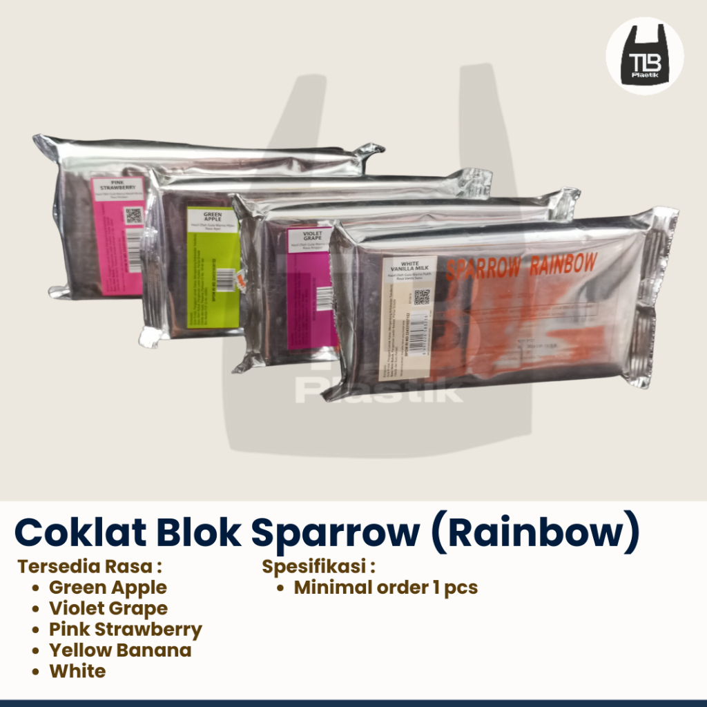 

Coklat Blok Sparrown 250gr (Rainbow)