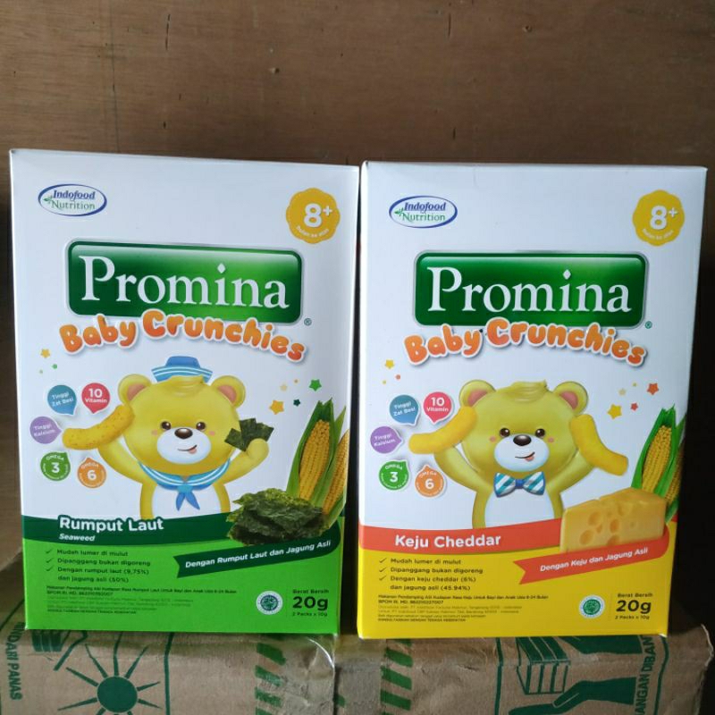 PROMINA BABY CRUNCHIES SNACK BAYI JAJANAN BAYI CAMILAN BAYI