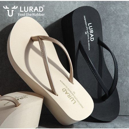 LURAD Sandal Wedges Wanita BHB Sandal Jepit Model Tinggi Premium Sandal Wanita High Quality L270