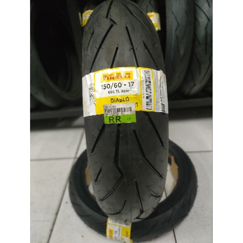 BAN PIRELLI DIABLO ROSSO SPORT 150/60 -17 COCOK UNTUK BAN BELAKANG SPORT (CBR,R15,NINJA 250,DLL)