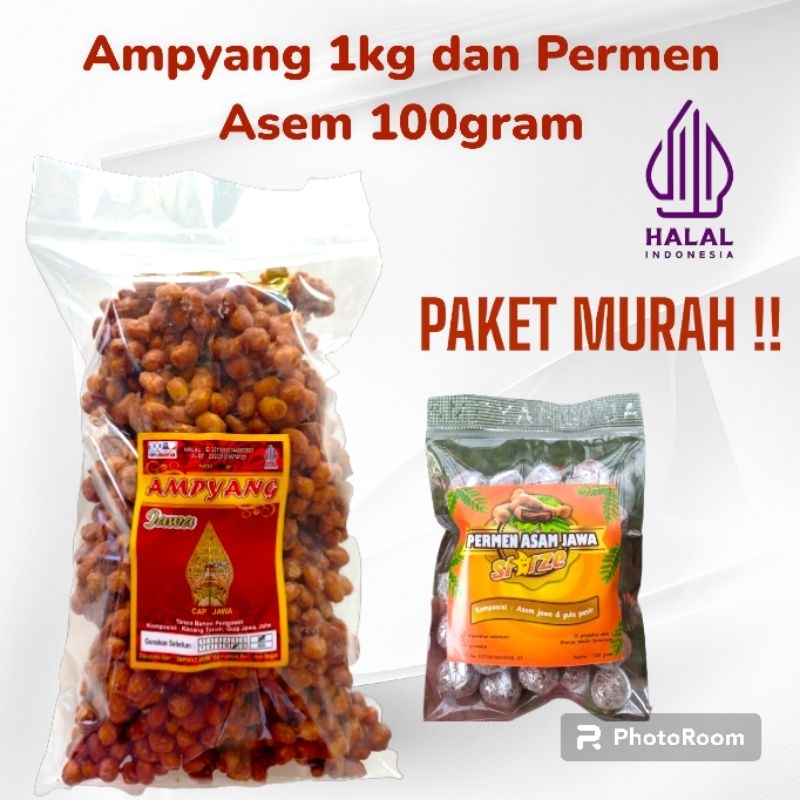 

Paket 1kg Ampyang dan Permen Asem 100gr