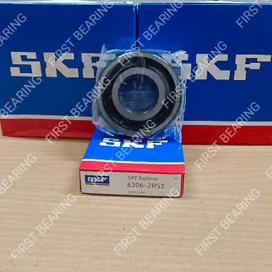 Bearing Lahar SKF 6306 2RS , 6306-2RS , 63062rs , 6306 llu tutup karet