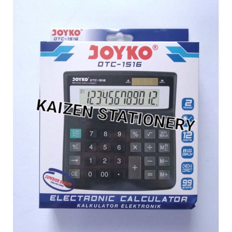 

KALKULATOR ELEKTRONIK DTC-1516