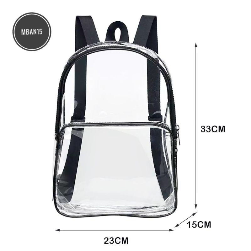 TERBARU TAS RANSEL TRANSPARAN~TAS KONSER PRIA DAN WANITA~BACKPACK FASHION