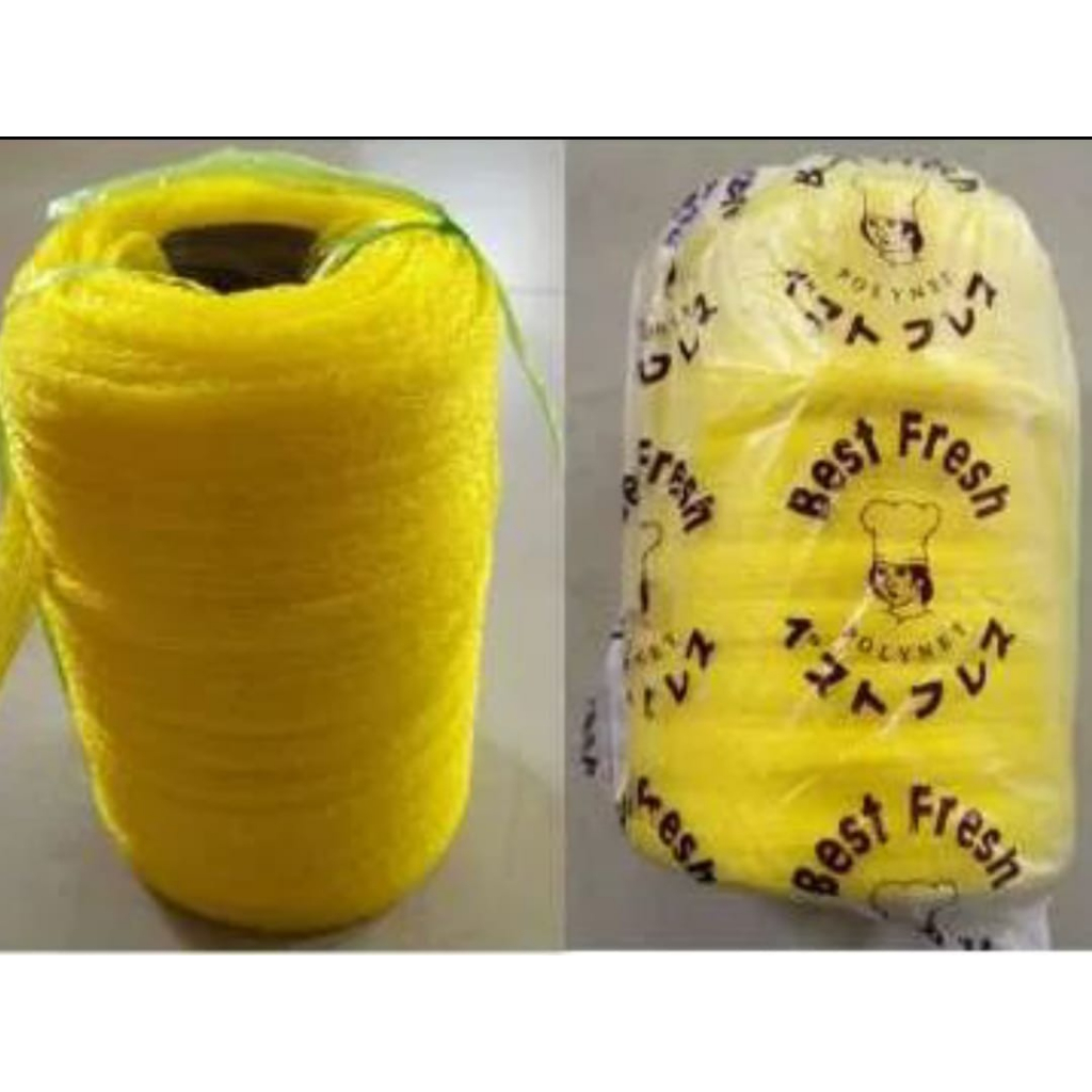 Jaring Buah Kelengkeng polynet Roll kantong Plastik Tomat Bawang Nilon