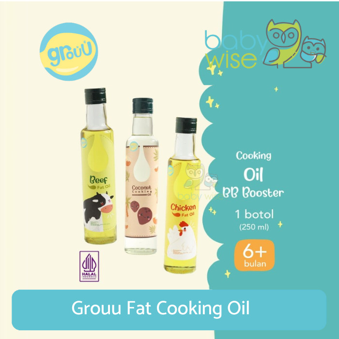 

Grouu Fat Cooking Oil - Minyak Lemak & Kelapa MPASI Bayi & Anak