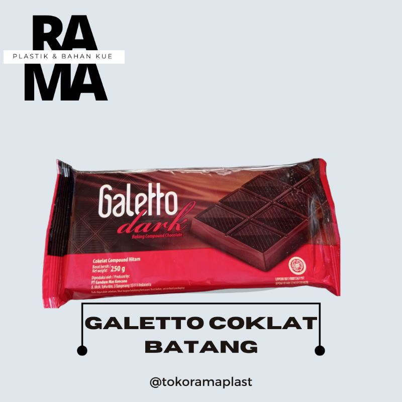 

Galetto Coklat Galetto Dark Coklat 250 gr Coklat Batang Es Kul Kul