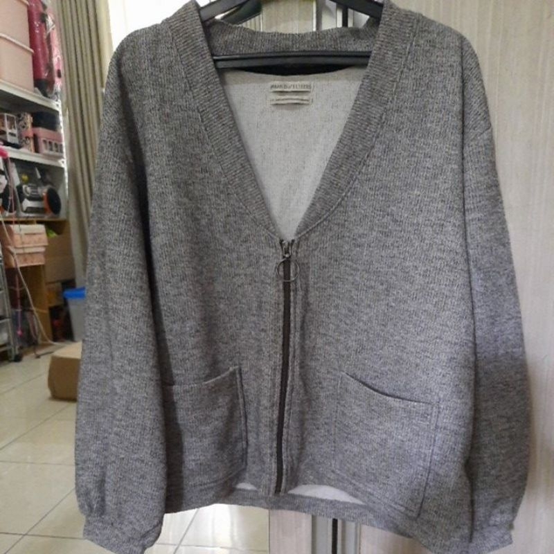sweater/cardigan Urban outfitters grey oversize