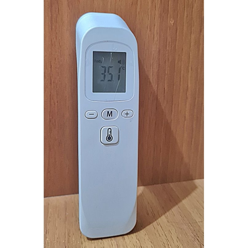 [PRELOVED] THERMOMETER GUN INFRARED DIGITAL + BOX - TERMOMETER SUHU BADAN, RUANGAN & BAYI
