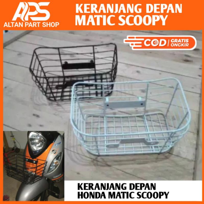 Keranjang Belanja Depan Motor Matic Scopy