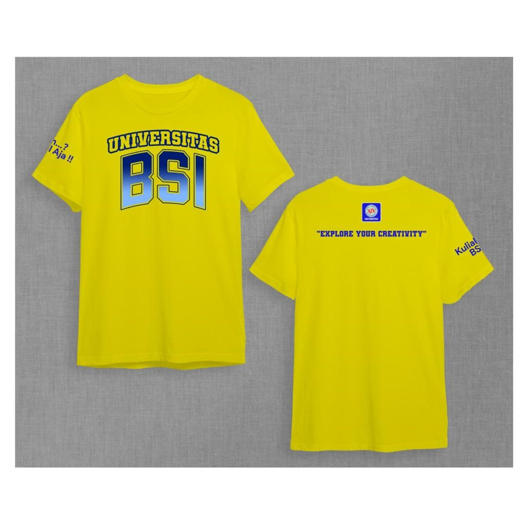 Kaos / T-Shirt - BSI Atribut Semot ORMIK UBSI 2023 Mahasiswa Baru Bina Sarana Informatika