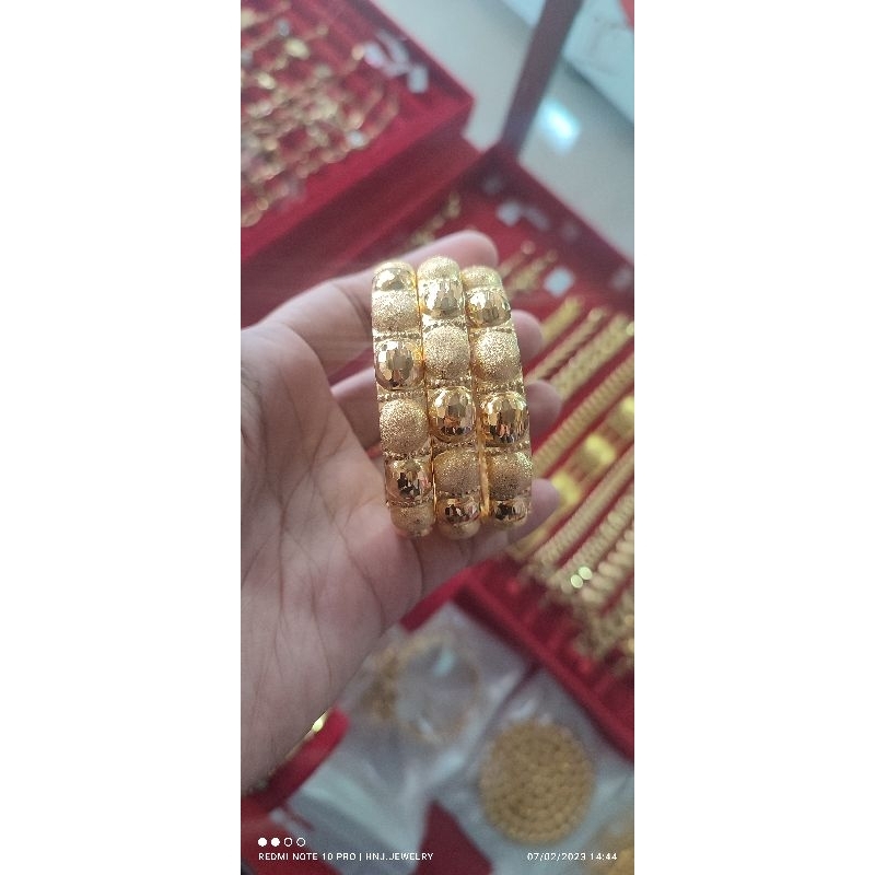 Gelang boba rica 10 gram mirip emas asli