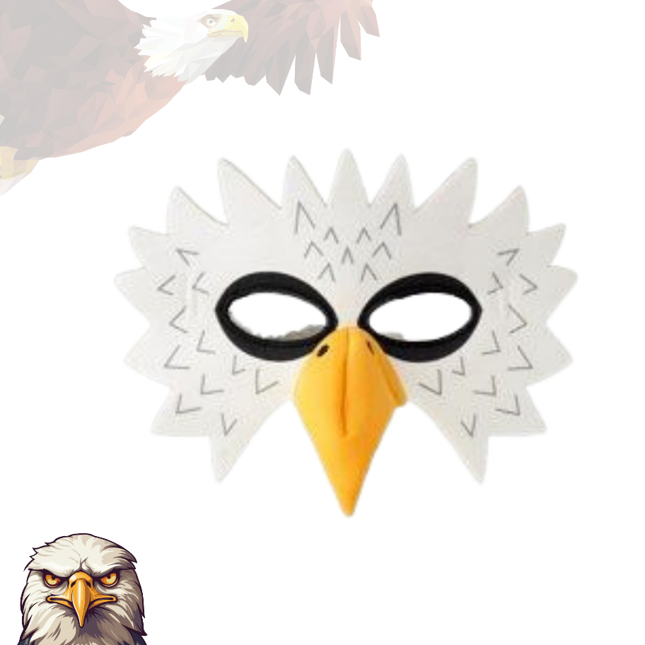 BDG CRAFT Cosplay topeng Flanel Mask karakter Burung garuda event 17 agusteus