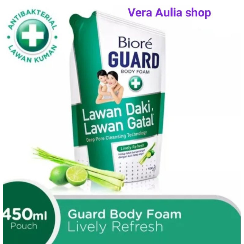 sabun cair biore guard lawan daki 400 ml