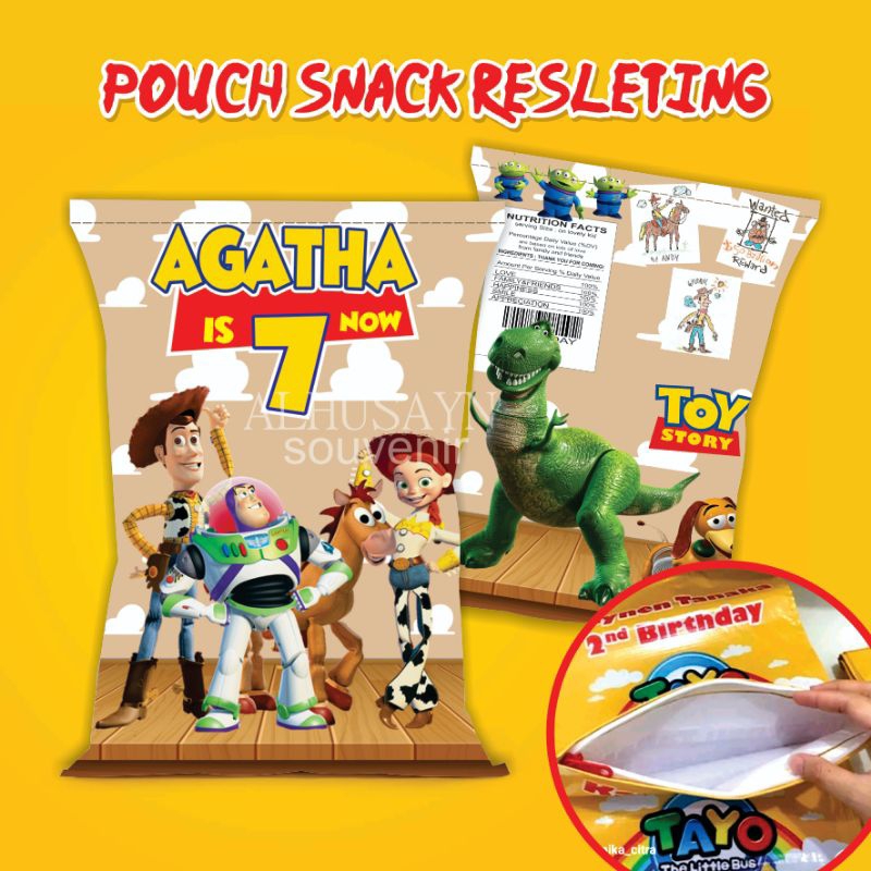 

Pouch Snack Resleting Custom UK.25x33.cm