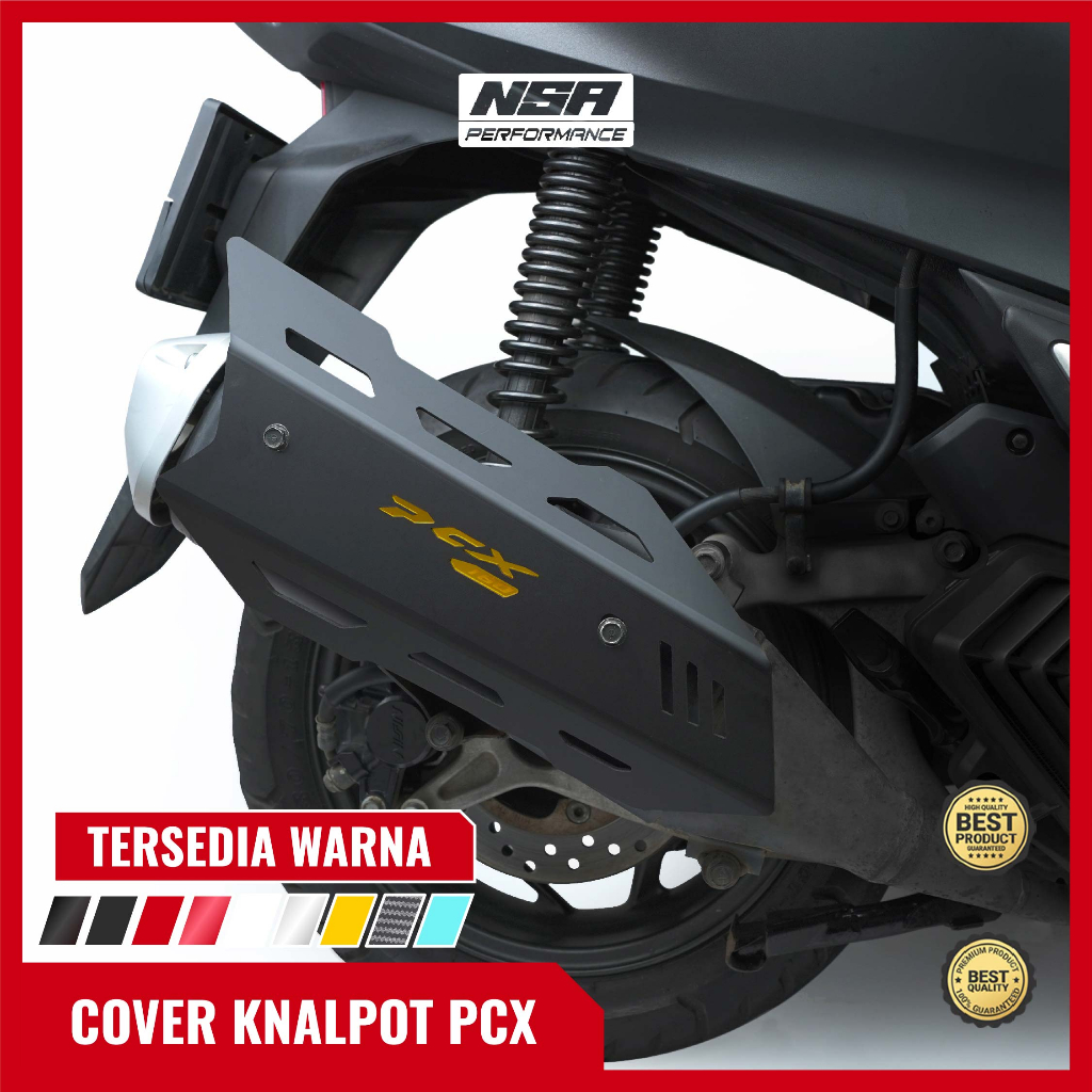 NSA COVER KNALPOT PCX 160 Muffler Tutup Knalpot PCX 160 AKSESORIS MOTOR HONDA PCX 160 NSA PERFORMANC