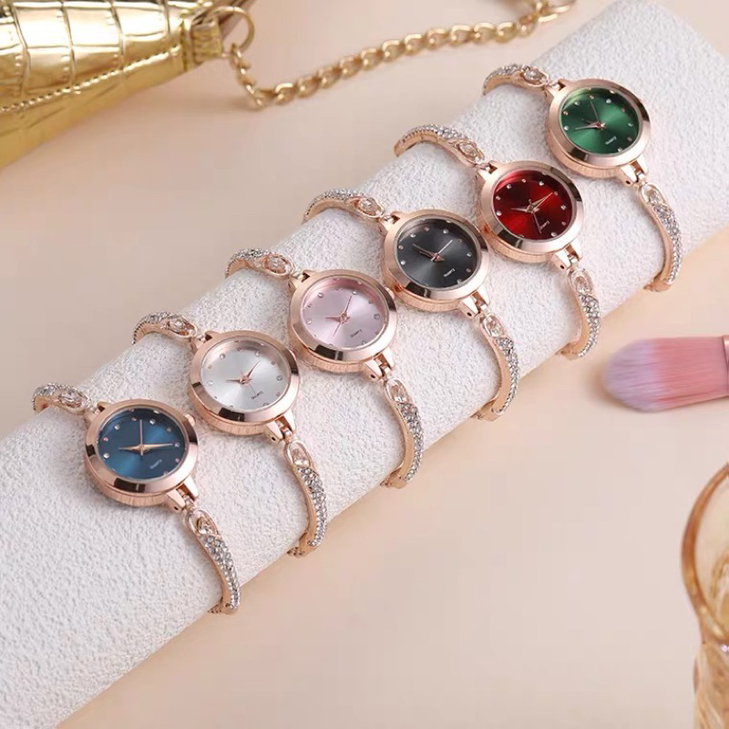 KOOLEY Jam Tangan Tali Serut Diamond