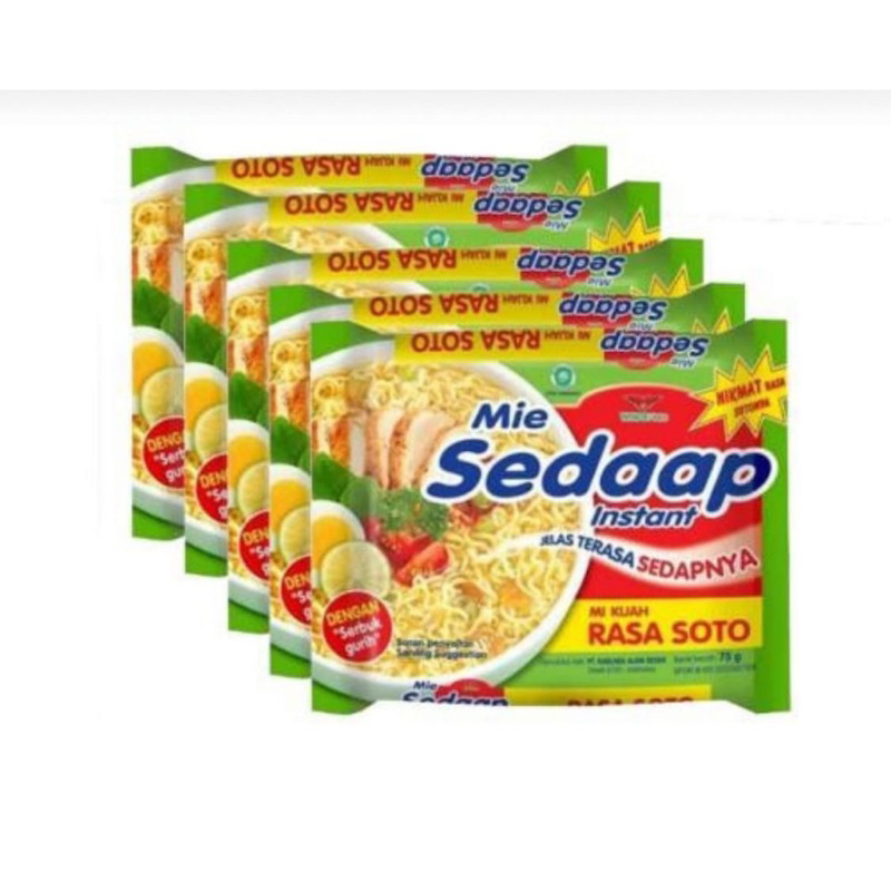 

MIE SEDAAP SOTO ISI 5 Pcs