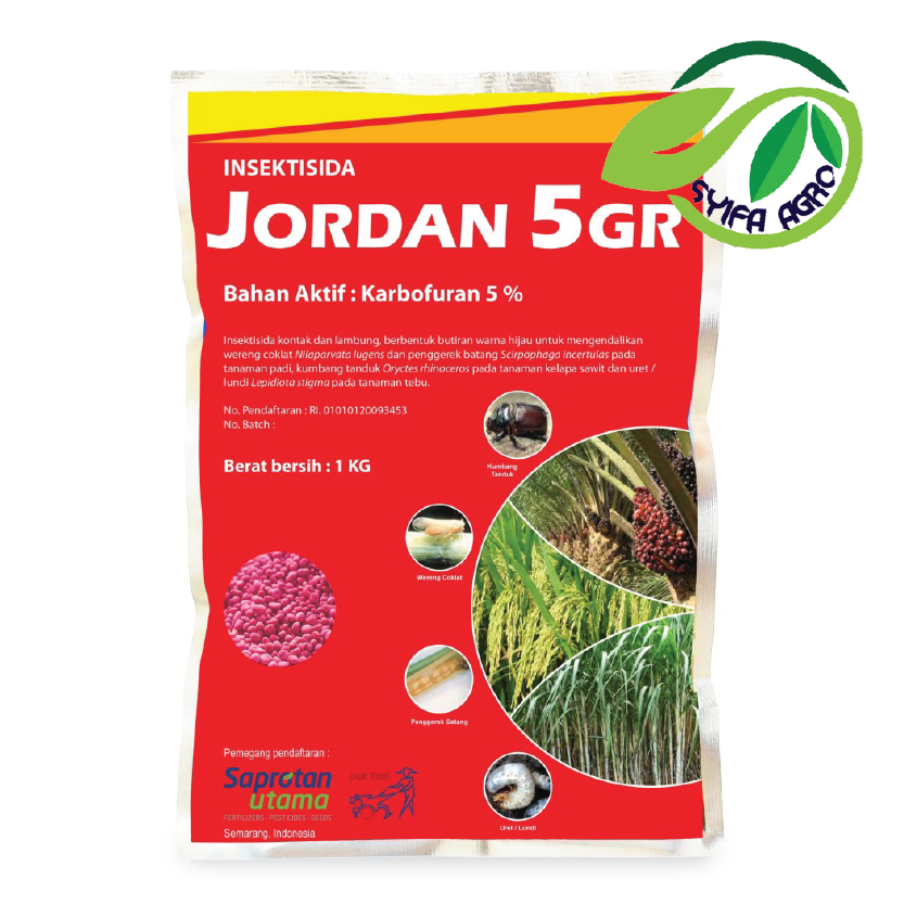 Insektisida JORDAN 5 GR Pak Tani 1 kg PRODUK ORIGINAL