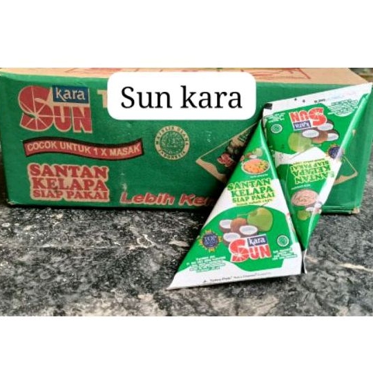 

[Dus] Santan kelapa sunkara 65 ml 1 dus isi 36pcs
