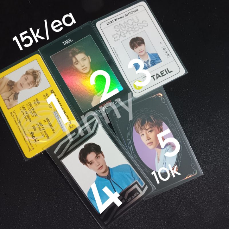 photocard album moon taeil nct127