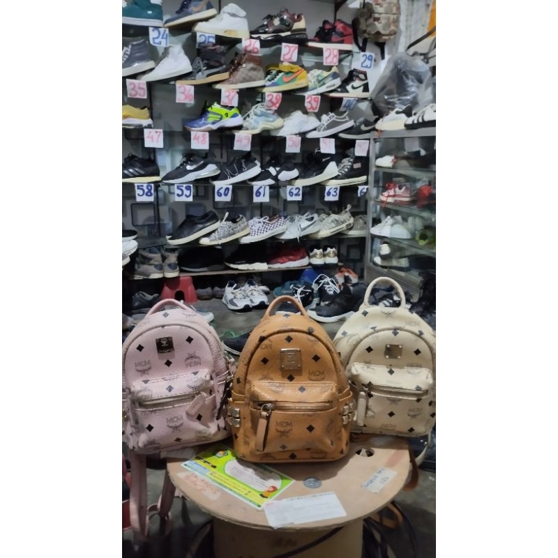 tas import cewek merek mcm,harga per pcs